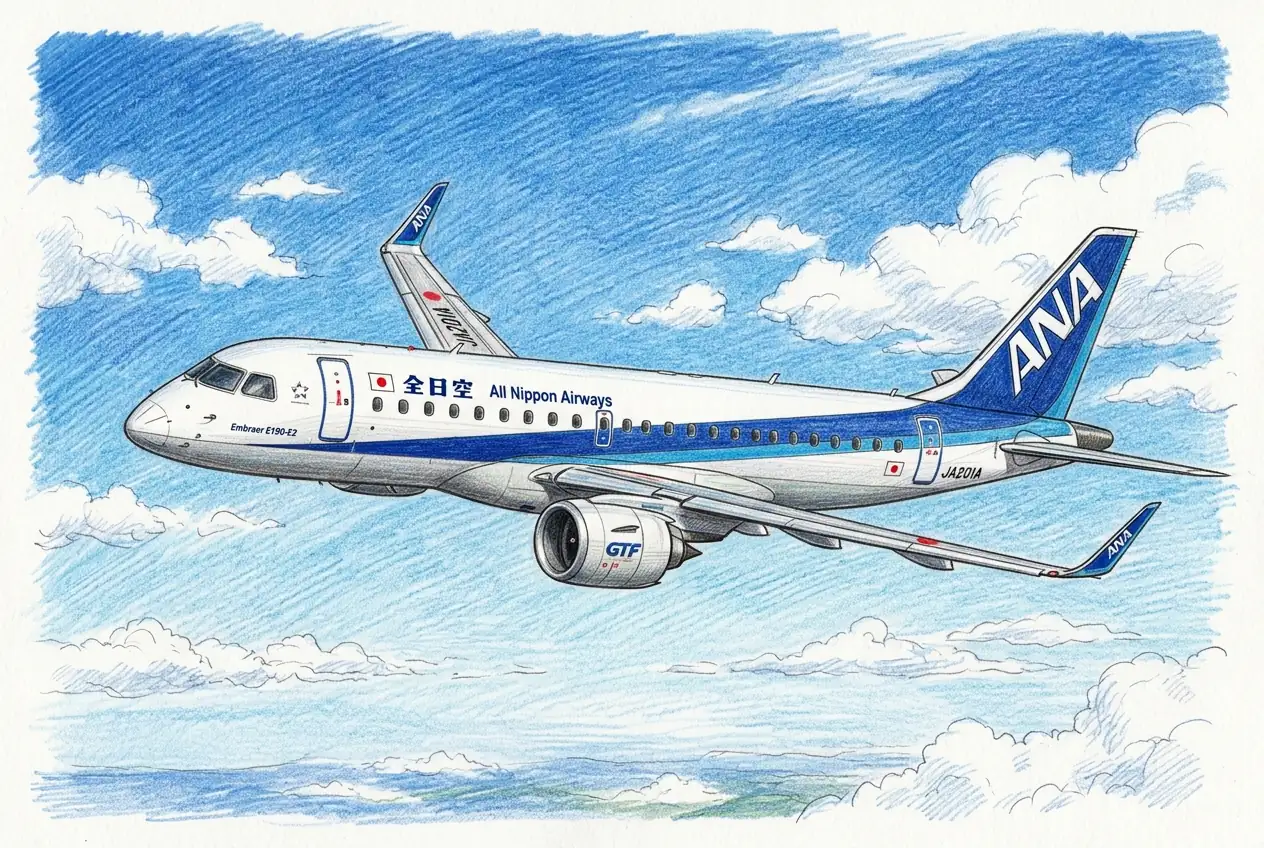 Embraer Secures ANA Order for Eight E190-E2s, Expanding Japan Presence