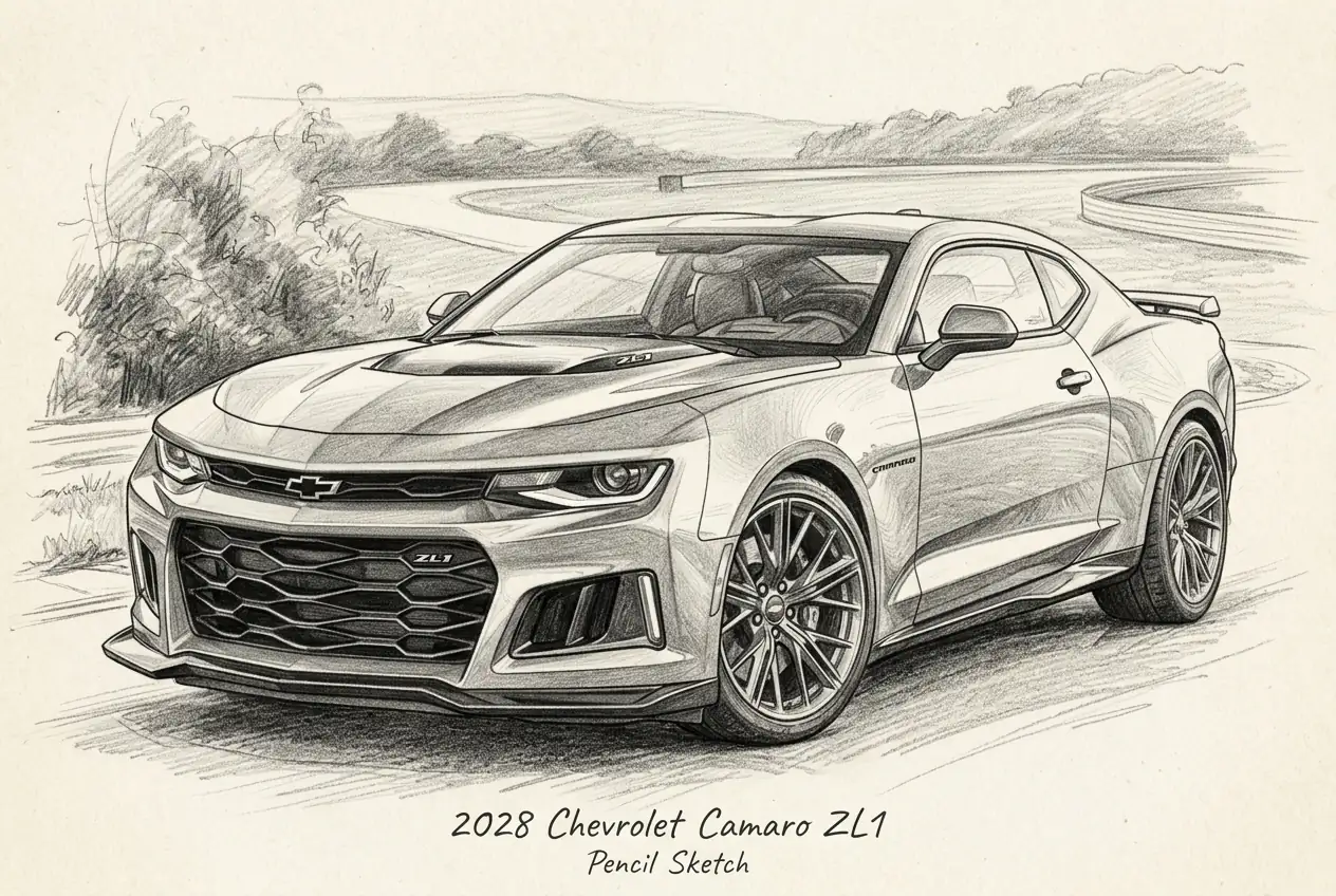 GM Approves 2028 Chevrolet Camaro, Featuring Rumored Four-Door Design
