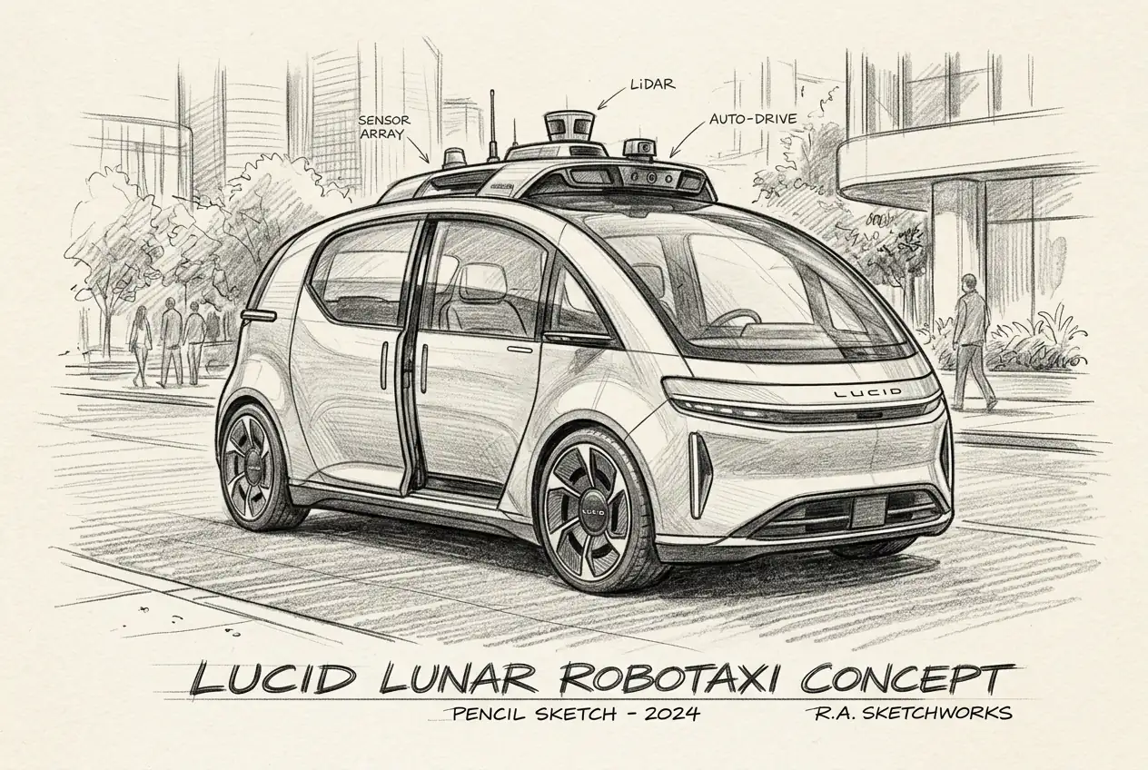 Lucid Unveils Lunar Robotaxi and Mass-Market Platform Amid Expanding Uber Partnership