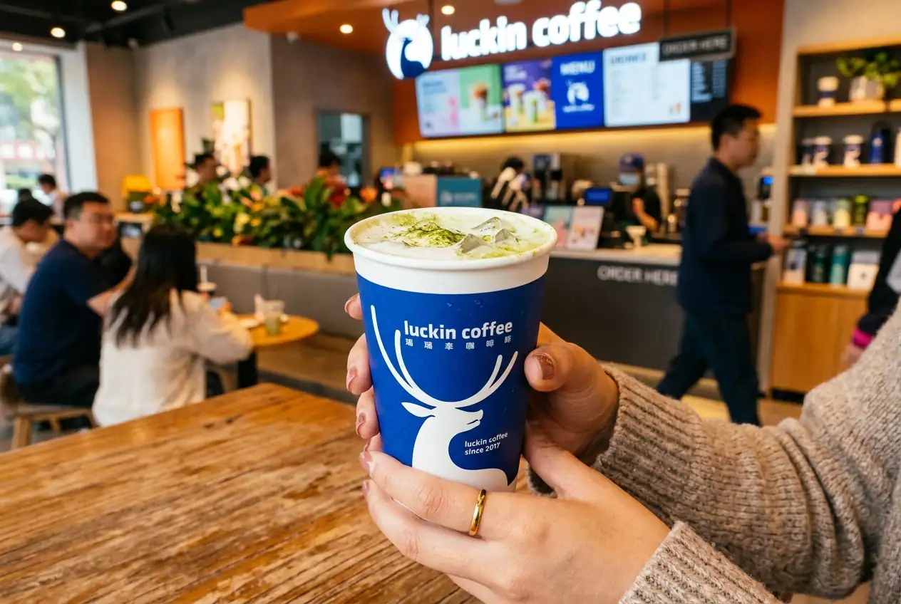 Luckin Coffee Hits 35,000 Stores, Fueled by RMB 20 Billion Non-Coffee Sales