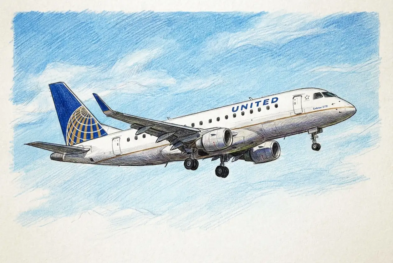 United Express Aircraft Narrowly Avoids Collision Over Houston